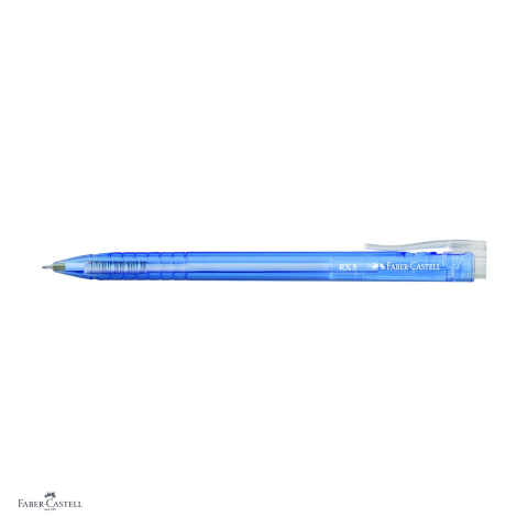Set 10 pixuri roller Faber-Castell RX5 Semi-Gel 0.5mm Albastre [3]