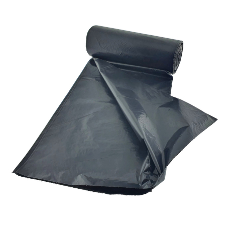 Set 10 Saci Menajeri 120L Super Rezistenti LDPE pentru deseuri voluminoase, curatenie in gradina si spatii comerciale, 69 x 110 cm, negri, ambalati in rola compacta [1]