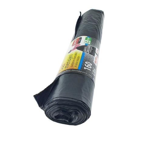 Set 10 saci menajeri ZOREX PRO 160L ultirezistenti LDPE 30 microni pentru pubele si europubele, dimensiuni 94 x 108 cm, negri [2]