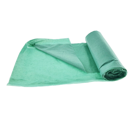 Set 10 saci menajeri Zorex Pro 60L pentru colectare selectiva sticla, LDPE, dimensiuni 58 x 67 cm, verzi [3]