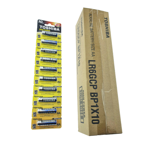 Set 100 Baterii Alcaline Toshiba High Power AA LR06, 1.5V, Performanta Superioara si Durata Extinsa, pentru Dispozitive Electrice si Electronice, Stoc Volum Maxim si Eficienta Cost [1]