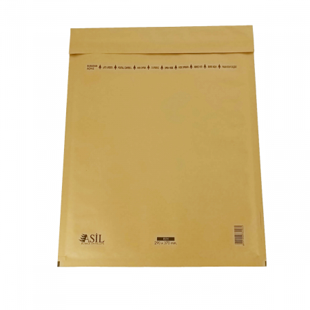 Articole ambalare - Set 100 bucati plic anti-soc cu bule, 290x370 mm, 00137, cu clapeta de 30mm adeziva, maro