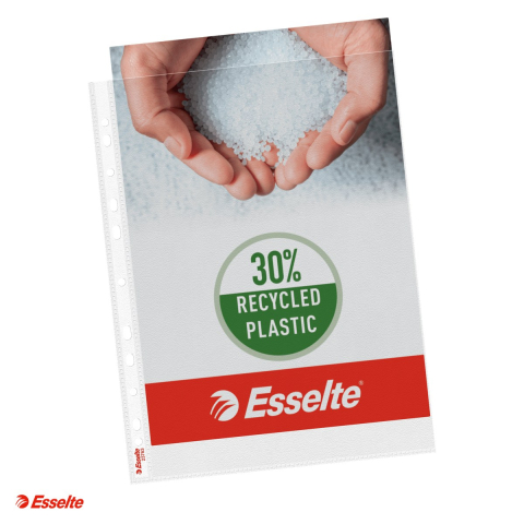 Folii de protectie - Set 100 folii de protectie Esselte, PP, A4, 85 microni, standard, pentru arhivare, incolor