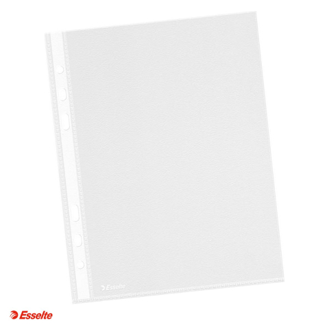 Folii de protectie - Set 100 folii de protectie Esselte, PP, A5, 43 microni, standard, pentru arhivare, incolor