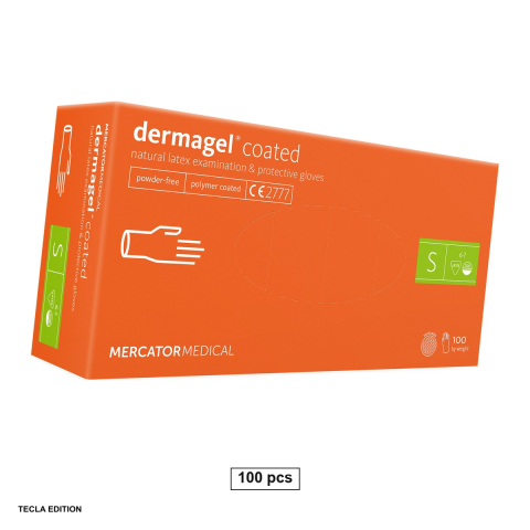 Bricolaj - Set 100 manusi de examinare din latex fara pudra, de unica folosinta, moi si confortabile, pentru uz medical, marime S