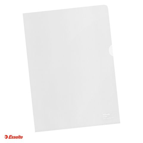 Mape si serviete - Set 100 mape de protectie Esselte Recycled, PP, A4, 100 microni, standard, pentru transport