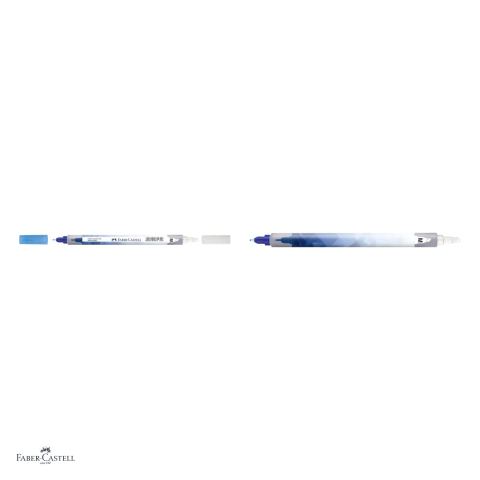 Set 12 corectoare de cerneala Faber-Castell Scribolino, varf tesit M, sterge cerneala albastru regal, cu varf fin de rescriere [3]