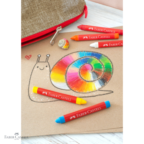 CREIOANE CERATE TRIUNGHIULARE 12 CULORI FABER-CASTELL [3]