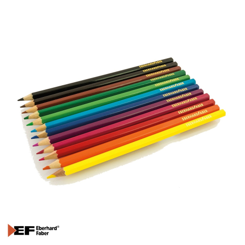 CREIOANE COLORATE 12 CULORI CUTIE METAL EBERHARD FABER [3]