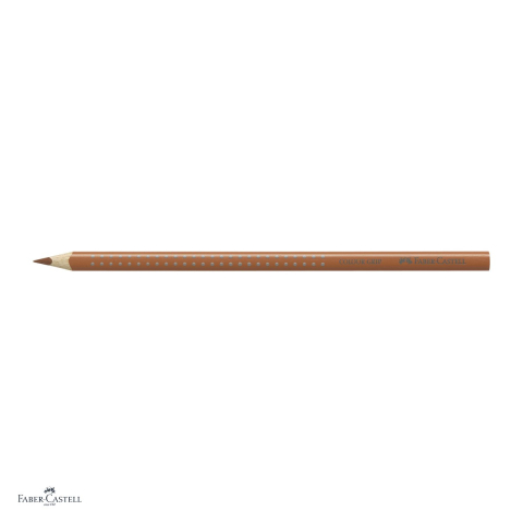 Set 12 creioane colorate Faber-Castell Grip, culoare ocru, forma triunghiulara ergonomica, pentru copii [3]