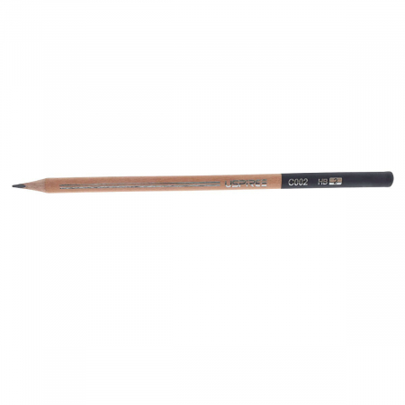 Set 12 creioane din lemn, cu mina HB de 2.2mm din grafit, model USPIRE C002-HB, lungime 17.5cm, forma triunghiulara cu un capat negru, in cutie [4]