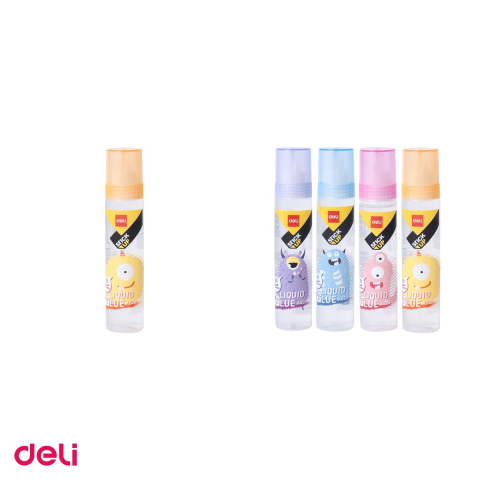Set 12 flacoane lipici lichid Deli cu aplicator din plastic, 30 ml [3]
