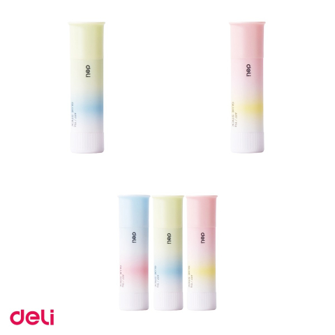 Set 12 lipiciuri stick Deli cu corp degrade, 15 g, uscare rapida, fara acizi [3]