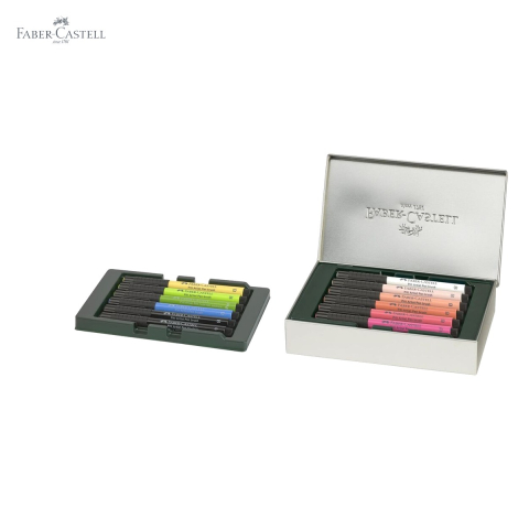 Set 12 markere Faber-Castell Pitt Artist Pen Cities Paris, varf pensula flexibil, cerneala rezistenta la apa [4]