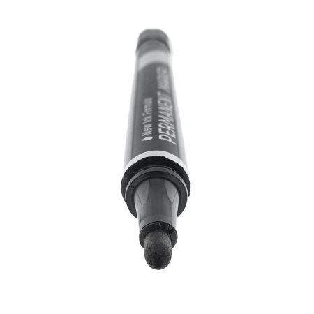 Set 12 markere permanente negre, THINK U100, cu varf rotund 1.5MM, pentru scris pe orice suprafata [3]
