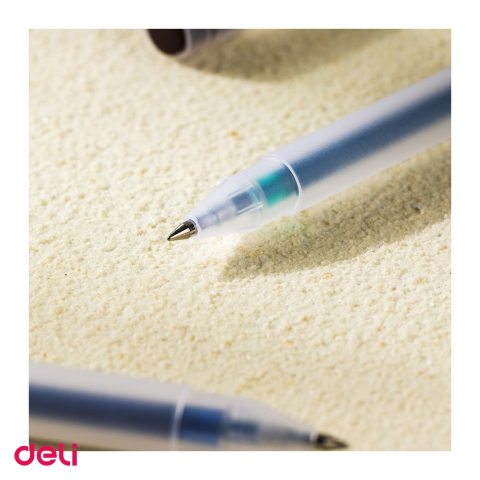 Set 12 pixuri cu gel Deli, varf 0.5 mm, culori diverse [4]