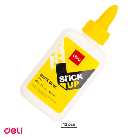 Bricolaj - Set 12 tuburi aracet Deli, 80 ml, cu varf subtire, lavabil