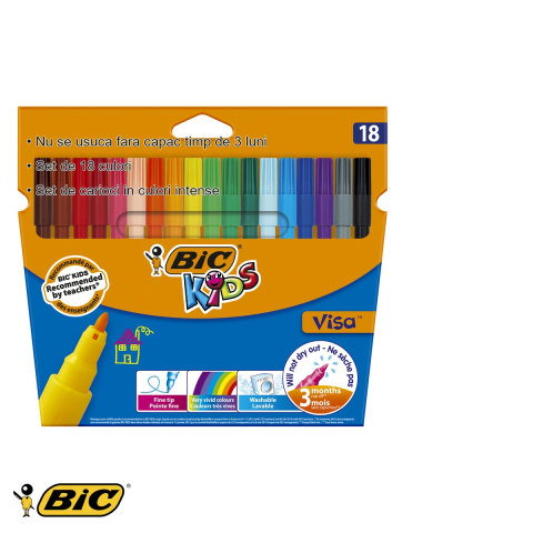 CARIOCA 18 CULORI LAVABILE VISA BIC [2]