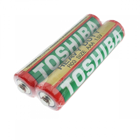 Set 2 baterii AAA, Toshiba Heavy Duty, R3, 1.5V, ambalate in folie [1]