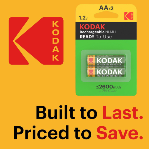 Set 2 Baterii Acumulatori Kodak AA Reincarcabile, 2600 mAh, Ready To Use, Pentru Dispozitive High-Drain, Gata incarcate [6]