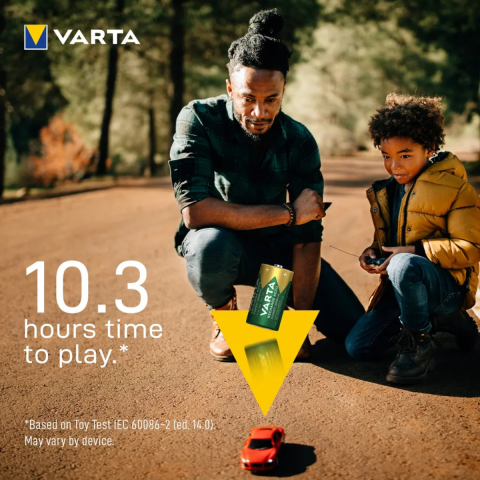 Set 2 Baterii Acumulatori Varta R14/C Reincarcabile, 3000 mAh, Cu Auto-descarcare Foarte Redusa, Pentru Dispozitive cu Consum Mare, Gata de Folosit Imediat [3]