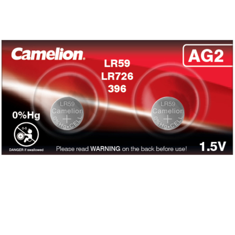 Baterii ceas alcaline - Set 2 Baterii Alcaline Buton AG2 LR726 1.5V 30mAh, pentru Calculatoare, Jucarii, Telecomenzi Subtiri