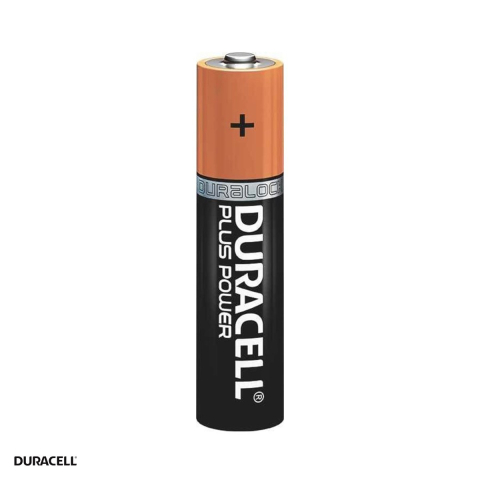 Set 2 baterii alcaline Duracell AAA LR03, 1.5 V, 10.5 x 44.5 mm, in blister [3]
