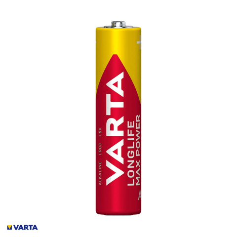 Set 2 baterii alcaline VARTA Max Power AAA LR03, 1.5 V, 10.5 x 44.5 mm, in blister [3]