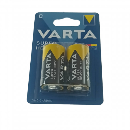 Set 2 baterii C/R14, Varta Super Heavy Duty, in blister [2]