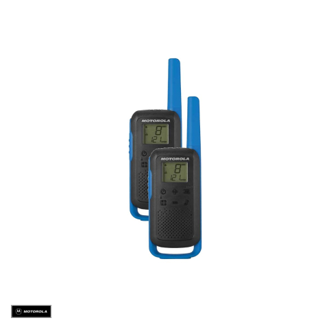 Statii radio - Set 2 statii radio Motorola Talkabout T62 twin-pack incarcator, 12,5 Khz, Albastru