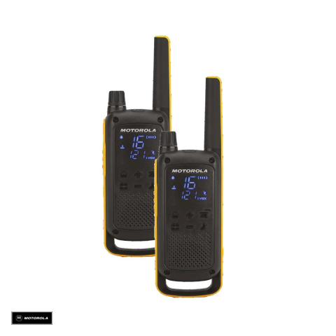 Statii radio - Set 2 statii radio Motorola Talkabout T82 Extreme twin-pack, 12,5 Khz, Galben