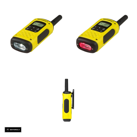 Set 2 statii radio Motorola Talkabout T92 H2O twin-pack, 12,5 Khz, Galben [3]