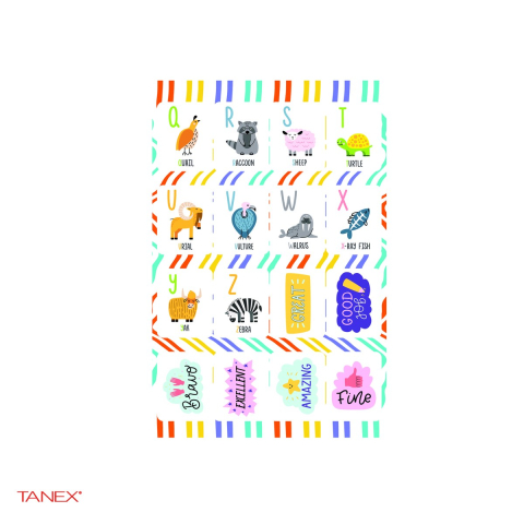 Set 2 stickere TANEX Litere mari, MTC-103 [3]