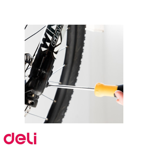Set 2 surubelnite Deli, marimi diverse, maner cauciuc-plastic ergonomic, pentru uz general [3]