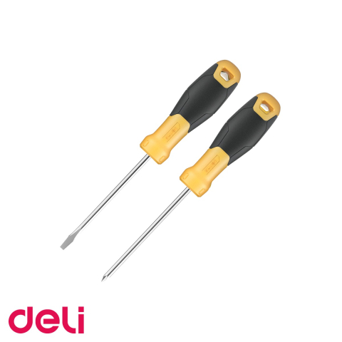 Surubelnite - Set 2 surubelnite Deli, marimi diverse, maner cauciuc-plastic ergonomic, pentru uz general