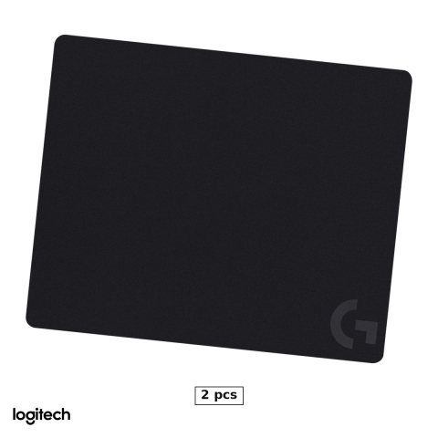 Mouse Pad Gaming - Set 2 x mousepad gaming Logitech G G240, textil, 340 x 280 x 1 mm, profil ultra-subtire, frictiune moderata, negru, 943-000785