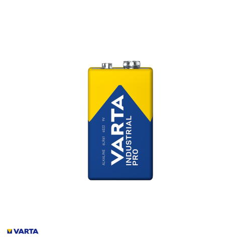 Set 20 baterii alcaline VARTA 9V 6LR61, 9 V, 48.5 x 26.5 x 17.5 mm, in cutie [3]