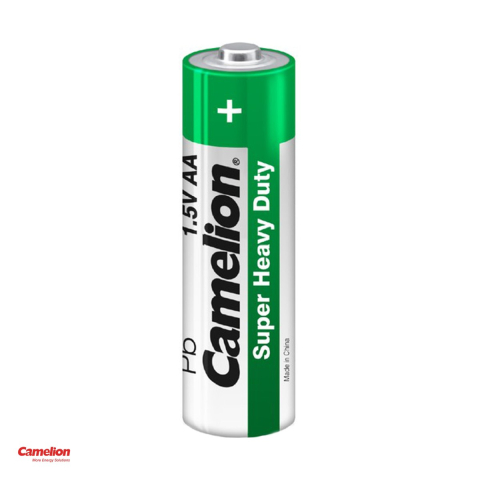 Set 20 baterii zinc carbon Camelion Super Heavy Duty AA R6, 1.5 V, 14.5 x 50.5 mm, 5 blistere a cate 4 bucati [3]