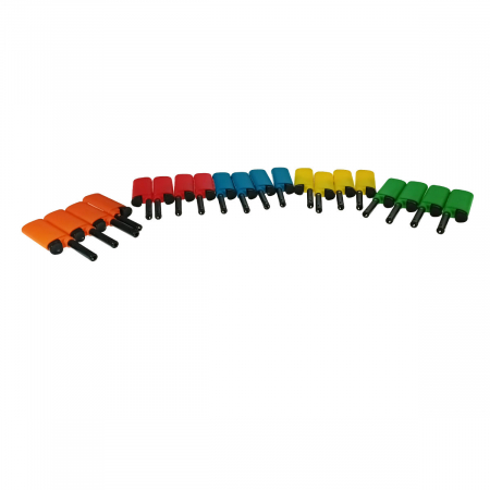 Set 20 brichete cu gaz, BRC00026, reincarcabile, pentru aprins focul, multicolor [3]