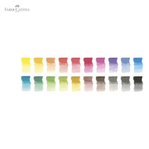 Set 20 markere acuarela Faber-Castell Albrecht Durer, varf dublu pensula si fetru, pentru schite si pictura [4]