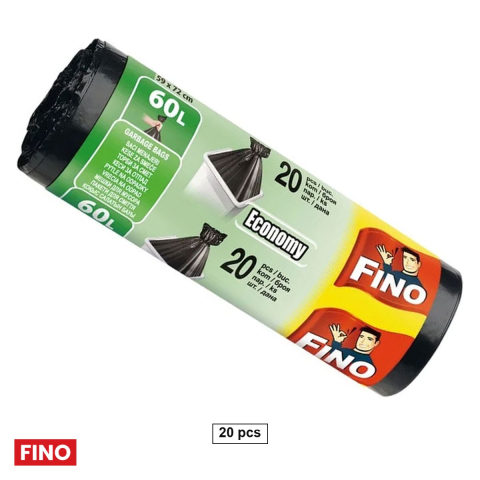 Menaj - Set 20 saci menajeri Fino, capacitate 60 l, la rola