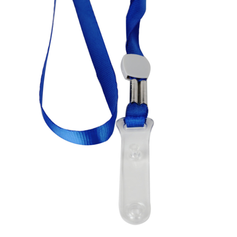 Set 20 Snururi (Lanyard) Textile Reglabile din Poliester 485mm cu Clip Capsabil - Culori Asortate pentru Badge-uri si Carduri, Model 5764 [1]