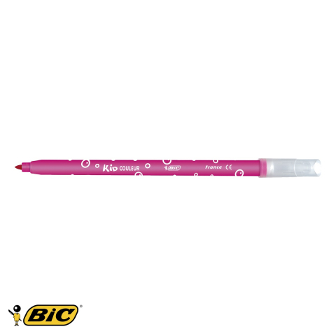 Set 24 carioci ultralavabile Bic Kid Couleur, varf mediu, culori intense, pentru copii de la 5 ani [3]