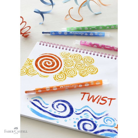 CREIOANE CERATE RETRACTABILE 24 CULORI FABER-CASTELL [3]