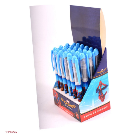 Birotica papetarie - Set 24 stilouri Pigna Spider-Man