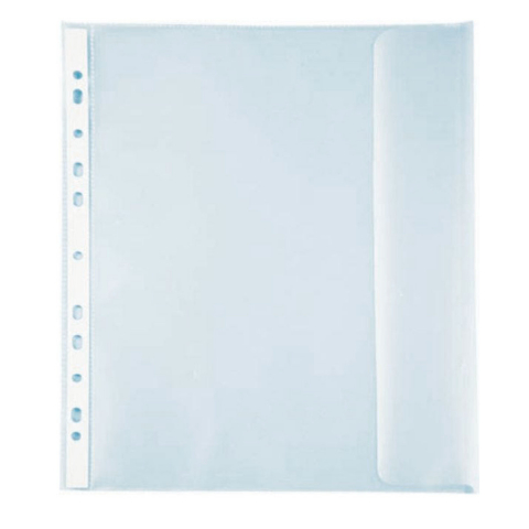 Folii de protectie - Set 25 folii de protectie A4 cu clapa laterala, 100 microni, Noki 4860, suprafata orange peel