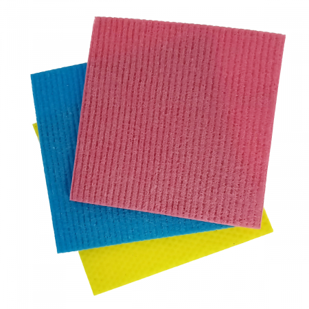 Set 3 lavete Vileda Sponge Cloth 00021, super absorbante, 18 x 18.4 cm, multicolor [1]