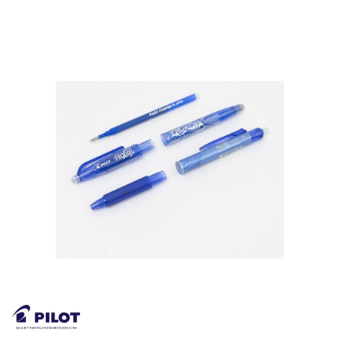 Set 3 mine roller Pilot Frixion 0.5mm albastre, cerneala termosensibila, pentru scris si sters [3]