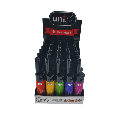 Bricolaj - Set 30 Brichete Unix cu Tija Flacara Fixa, Reincarcabile, Siguranta Sporita, Multicolor