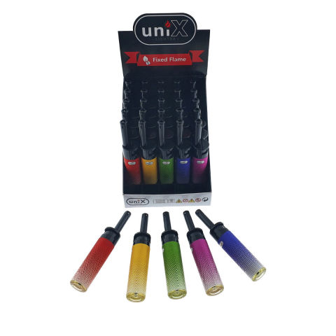 Set 30 Brichete Unix cu Tija Flacara Fixa, Reincarcabile, Siguranta Sporita, Multicolor [1]